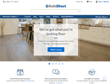 Tablet Screenshot of builddirect.com